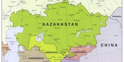 Uzbekistan sa russia mapa